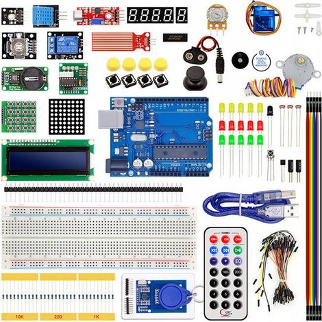 Kit de iniciaci贸n Arduino XXL UNRR3 para aprender a programar.
