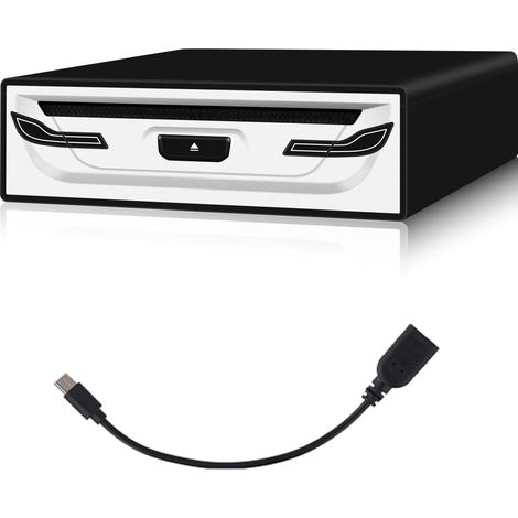 Lecteur CD/DVD externe pour voiture, ordinateur portable, TV et plus - Avec USB 2.0, Plug (1/5)