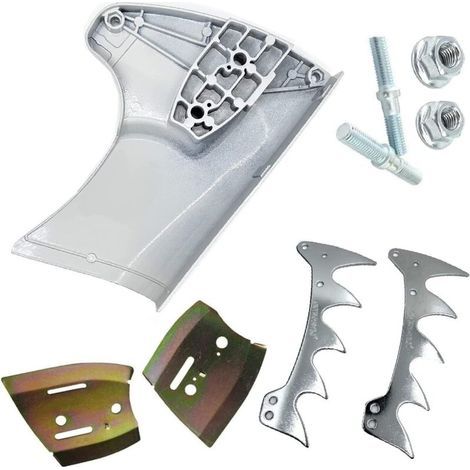 Hippotech Couvercle de pignon d'embrayage et plaque de guide et pointe de pare-chocs pour STIHL 070 090 Tronçonneuse (1/4)