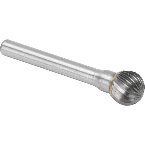 Fraise rotative carbure monobloc en forme de boule coupe simple, outil professionnel pour gravure, perçage et sculpture sur bois, embout de fraisage durable (1/5)