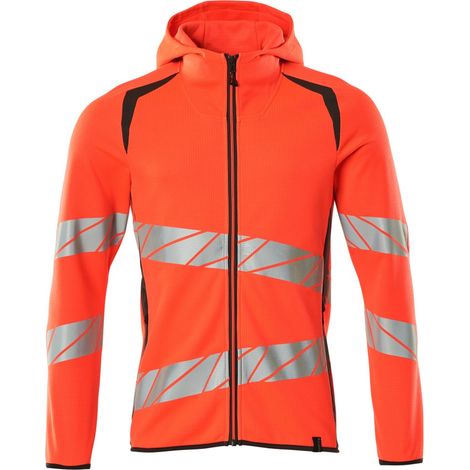 Mascot Kapuzensweatshirt 19284-781-22218 Gr. XS hi-vis rot/dunkelanthrazit (1/4)