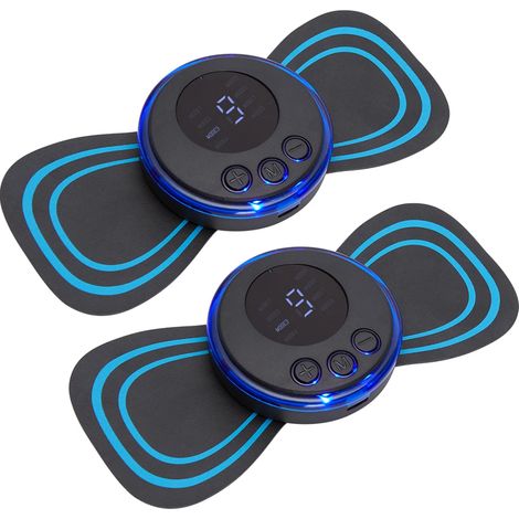 EMS-Muskelstimulationsgel für Nackenmassage, Linderung von Nackenschmerzen, Entspannung, Rückenmassage, Nackenmassage, Rückenmassage 02362-AquaForge