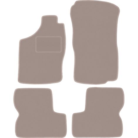 Beige Veloursmatten für: Opel Astra F Fließheck, Limousine, Kombi, Cabrio (1991-2002)