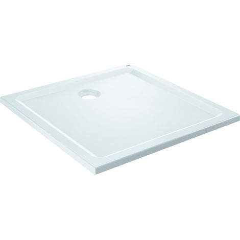 GROHE Acryl Duschwanne 39301, Maße: 900 x 900 mm, Tiefe: 30 mm, alpinweiß (1/2)
