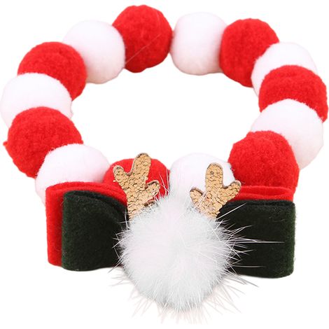 1 collier pour chien, doublé peluche, chaud et doux, ajustable S/M/L, pour chiens petits et moyens, chats, chiots et chatons (1/5)