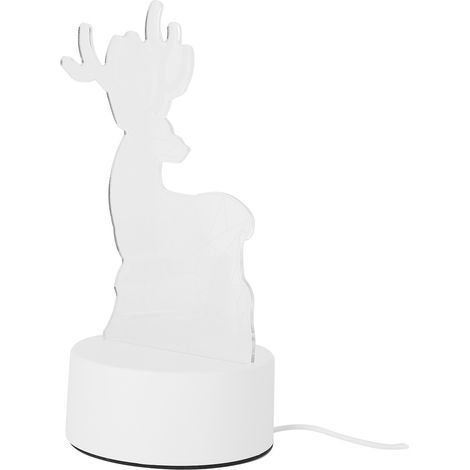 3D-LED-Nachtlicht in Hirschform, USB-Tischlampe, Schlafzimmerdekoration, Kindergeschenk für Weihnachten und Halloween (1/5)