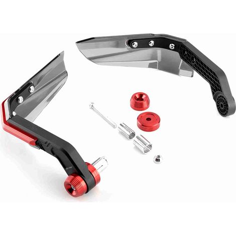 Paramani per moto, paramani anodizzati per moto, protezione antivento universale per manubri da 7/8'', 1 paio. (1/4)