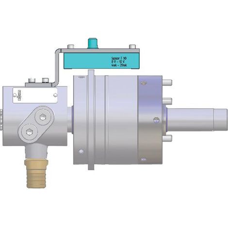 Röhm Système de mesure de déplacement OVS linéaire pour OVS 85 inductif F90 - 1159707 (1/3)