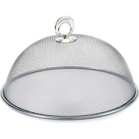 Couvercle alimentaire Arte Regal - rond - 25 cm - argenté - métal - housse anti-mouches - couvercle alimentaire - anti-insectes (1/3)