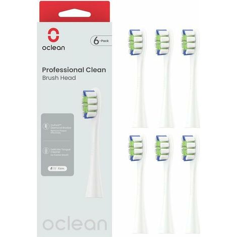 Oclean P1C1 W06 Testine per Spazzolino 6 pz Bianco Extra morbido Cina Oclean Blister (1/2)