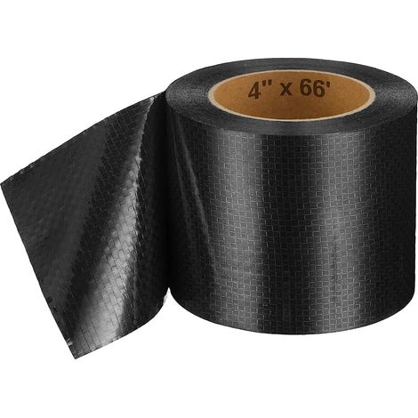 Ruban pour sous-plancher de camping-car 4 pouces x 66 pieds, matériau ondulé imperméable, patch adhésif flexible épais, étanchéité pour réparation de déchirures de maison mobile, camping-car et remorq (1/5)