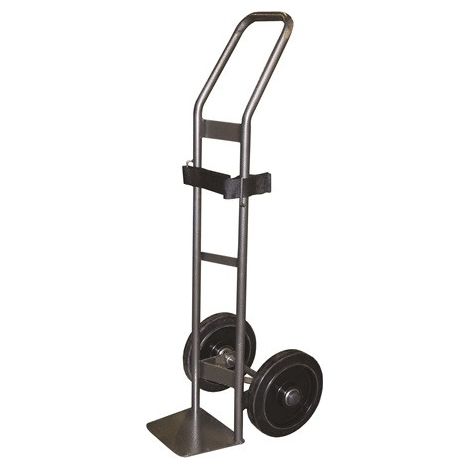 Stockman - Diable charge cylindrique roues en caoutchouc noir 200kg - SAC15-RSN (1/4)