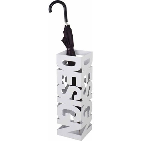 Porte-Parapluie Design "Laqué I" 48cm Blanc