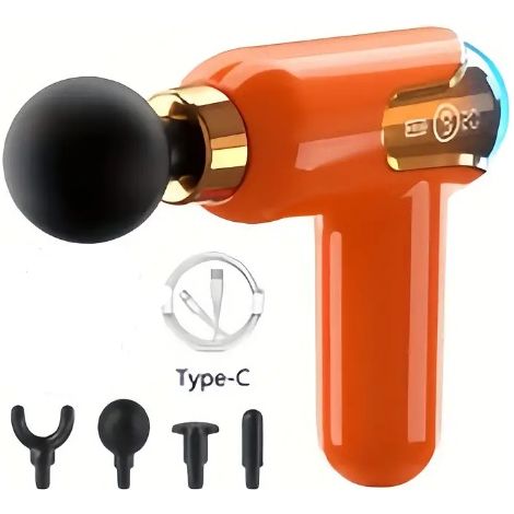 Pistolet de massage compact pour muscles profonds design elegant couple eleve cadeau ideal pour homme et femme relaxation