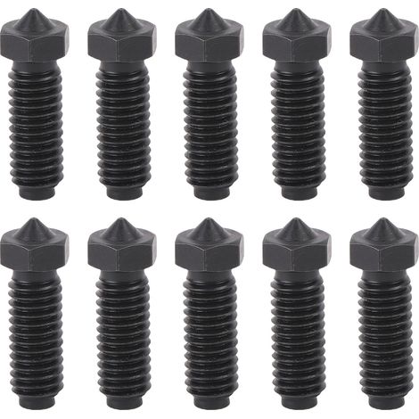 Lot de 10 buses de rechange pour imprimante 3D Anycubic Kobra 3 Combo S1, extrudeuse en acier trempé 0,2 mm