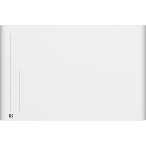 Radiador eléctrico fijo de inercia seca cerámica 1500W Bestherm Alba horizontal blanco (sin enchufe) (1/5)