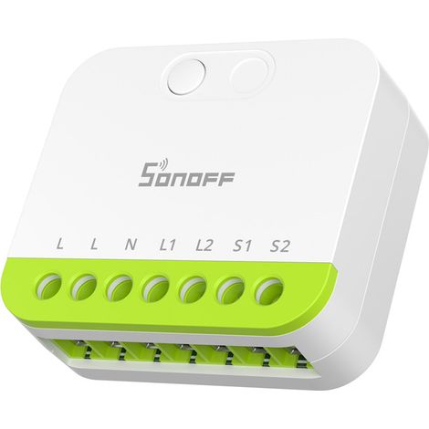 Interrupteur intelligent Zigbee 2 canaux – Compatible Zigbee 3.0 – Charge 16A – Contrôle à distance et automatisé – Amplificateur de signal – Sonoff