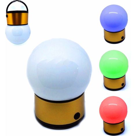 TRAGBARE LED CAMPINGLATERNE FACKEL WEISSES LICHT RGB WIEDERAUFLADBAR NOTFALL