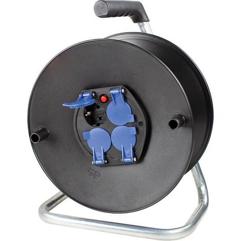 Kunststoff-Leertrommel Ø230mm für ca. 25m Kabel IP20 (1/5)