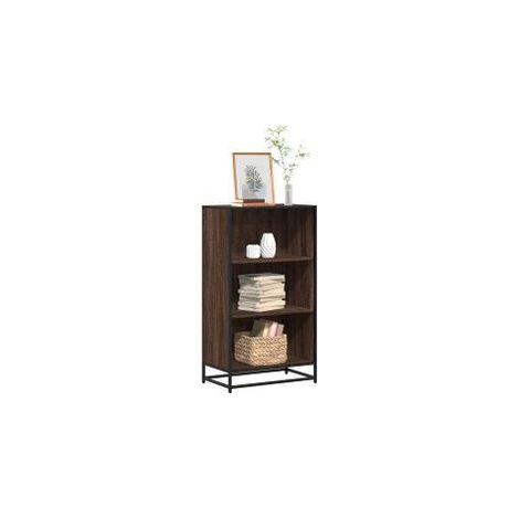 Bibliothèque chêne marron 60x35x107,5 bois d'ingénierie (1/5)