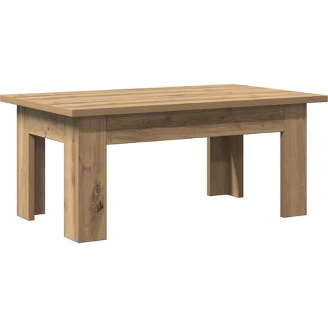 Mesa de centro madera de ingeniería roble artisan 100x60x42 cm vidaXL
