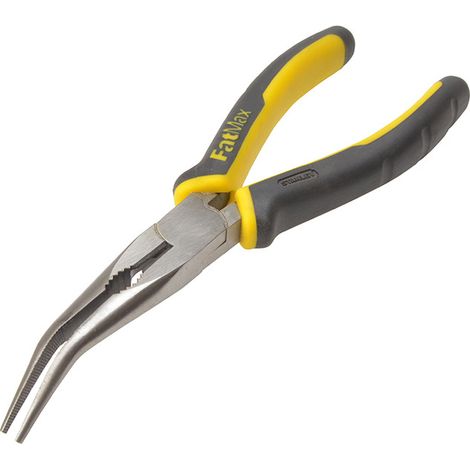 Stanley Tools Fatmax Bent Snipe Nose Pliers 200Mm (8In)