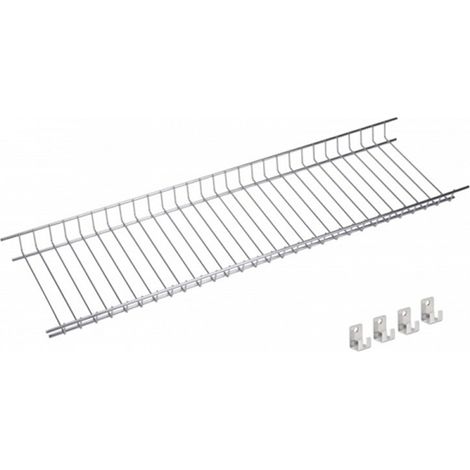 Edelstahl-Glasregal 85x21,5cm 92085 Sauvic