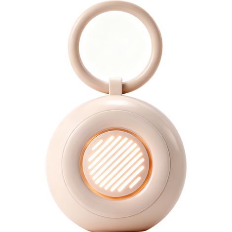 Moniteur bébé intelligent avec IA détectant les pleurs, 15 berceuses apaisantes et bruit blanc rechargeable (Blanc) (1/5)