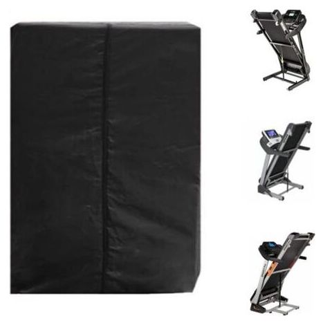 Bâche pour voiture,Housse de Tapis de Course Pliable, Housse Anti poussière Pliable pour Tapis de Course 210D Coupe-Vent, imperméable à la Pluie, bâche en Tissu Oxford,95×75×160cm,noir (1/5)