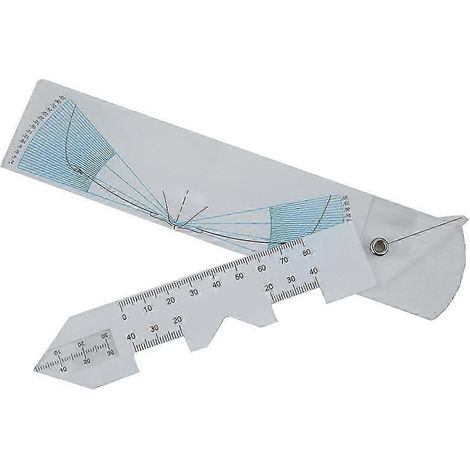 Règle optométrique souple et graduée pour mesure de l'écart pupillaire (PD) – Accessoire pour opticien (1/5)