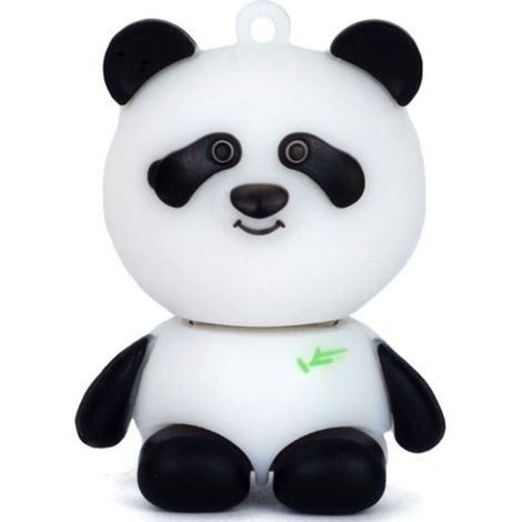 Clé USB 3.0 Bois Bambou Panda 16GB, Cartoon Design, Mémoire Flash Portable pour Ordinateur, Stockage de Données, Cadeau Original (1/3)