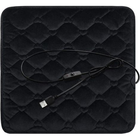 USB Heated Car Seat Cushion, 5V Electric Heating Pad, Non-Slip Heated Chair Cover, Winter Warm Office Chair, Home Sofa (1/5)
