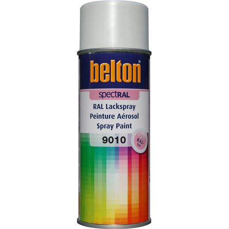 Pintura en aerosol Spectral brillante 400ml Ral 9010 Blanco puro - Belton Auto-k