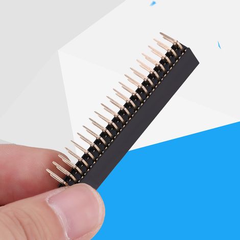 connecteurs femelles à double rangée à angle droit, 2 x 20 broches, pas de 2,54 mm, pour Raspberry Pi (1/5)