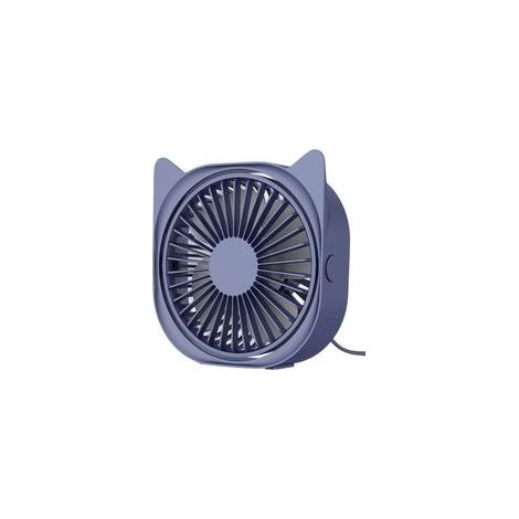 Kleine, leise Tischventilatoren mit 3 Windgeschwindigkeiten kleine, tragbare, schnellkühlende Tischventilatoren für Büro und Studentenwohnheim (blau) (1/5)