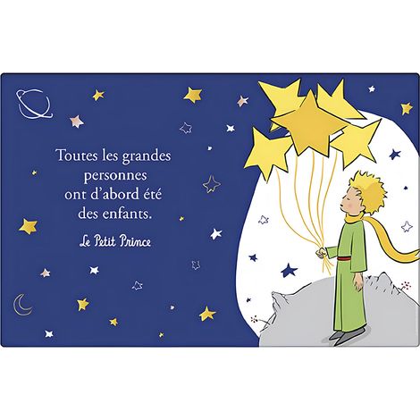 Set de table Le Petit Prince aux étoiles bleu marine 43 cm (1/2)