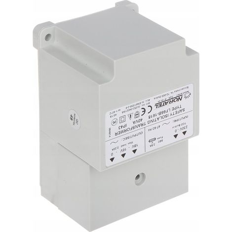 TRANSFORMADOR 230V/18V DC 40VA/TR40VA SATEL (1/4)