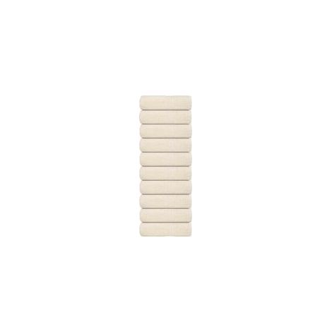 Servilletas de invitados FROGN, juego de 10, color crema, 30 x 50 cm, 360 g/m² - Crezuo (1/4)