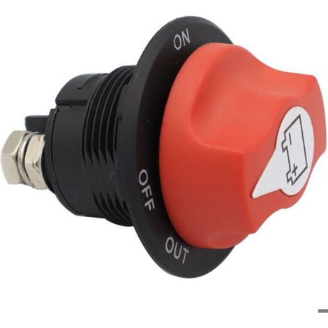 Interrupteur De Batterie - 50 A Continu - Étanche Ip65 - Pour Camping-Car Et Bateau - 12 À 48 V - 1 Pièce (1/4)