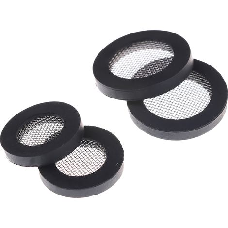 GUARNIZIONE PIANA CON FILTRO A RETE 1/2 - mm 19 x 12 x 3