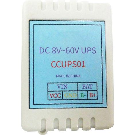Carte de coupure d'urgence UPS CCUPS01, carte de contrôle DC6V-60V, module de commutation automatique avec boîtier, protection contre les coupures de courant. (1/5)