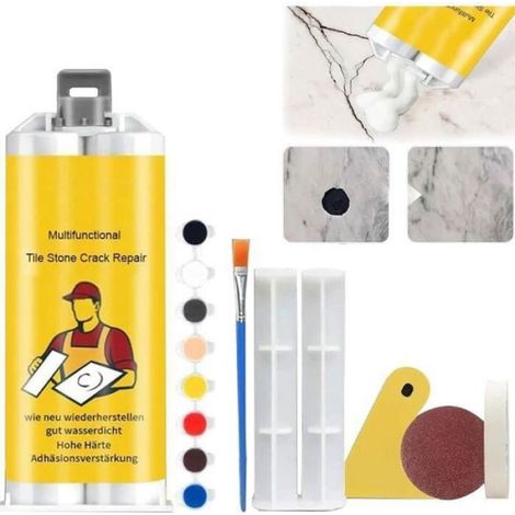 Kit de réparation multifonctionnel pour carrelagegranit et marbrekit de réparation de porcelainepâte de réparation Multic CARRELAGE (1/3)