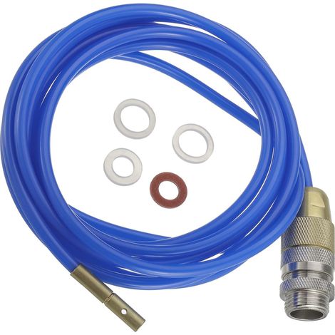 Appareil de nettoyage de conduites d'eau haute pression Nettoyeur de conduites haute pression puissant pour tuyaux M22 M24 et 1/2 pouces avec joints et longueur de 3 mètres (1/5)