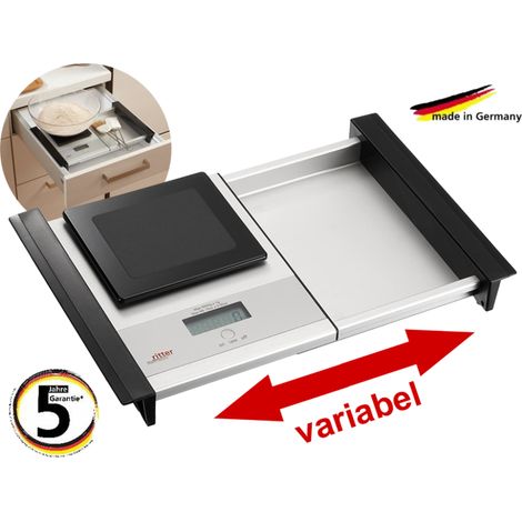 Einbau-Waage Ritter WES 45 - LCD-Anzeige Wiegebereich bis 5000 g
