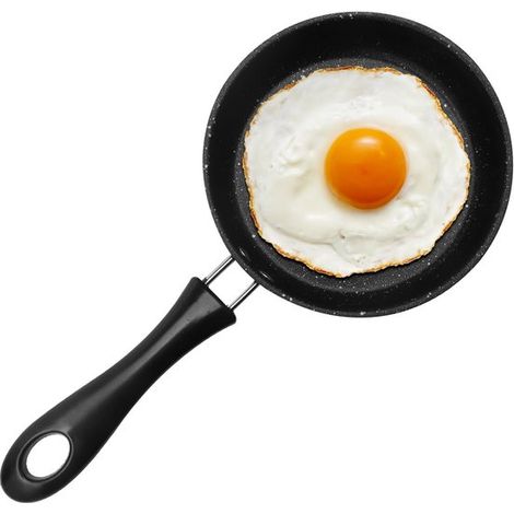 Mini casseruola da 12 cm antiaderente, in acciaio inossidabile, adatta a piani cottura a induzione e campeggio. (1/5)