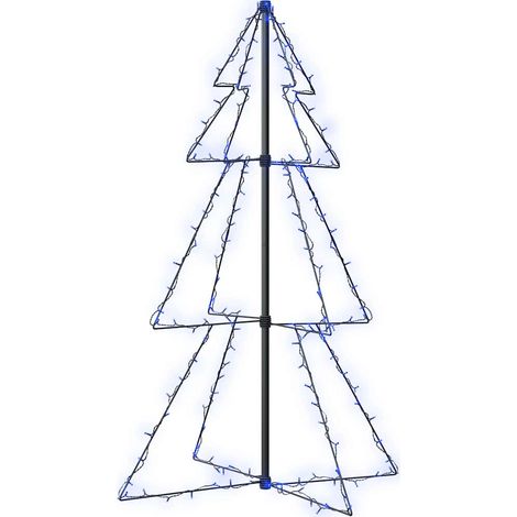 vidaXL Albero di Natale a Cono 160 LED per Interni Esterni 78x120 (1/5)