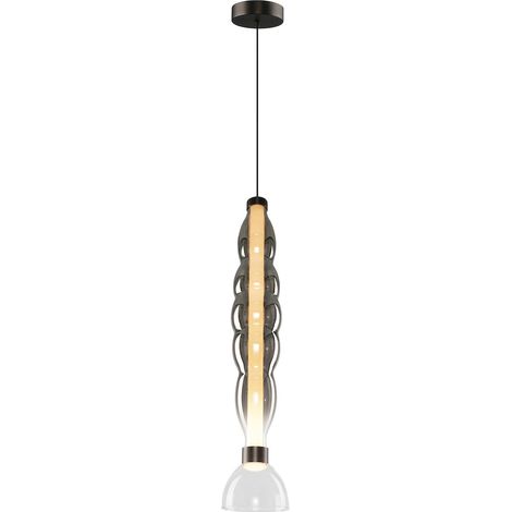 Lámpara colgante LUCCO ahumada 18W (1/5)