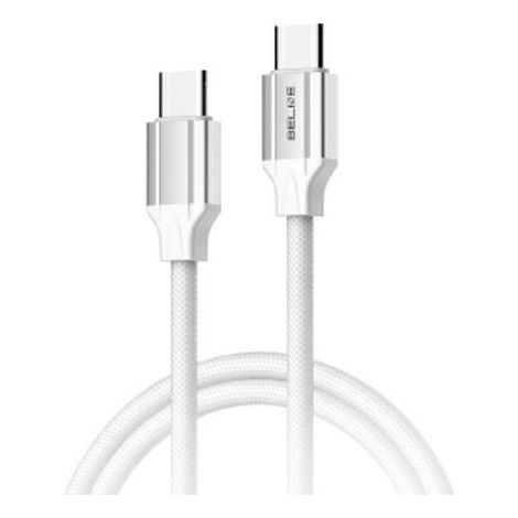 Beline Kabel 65W USB-C/USB-C 1m weiß/weiß BLNCWC03
