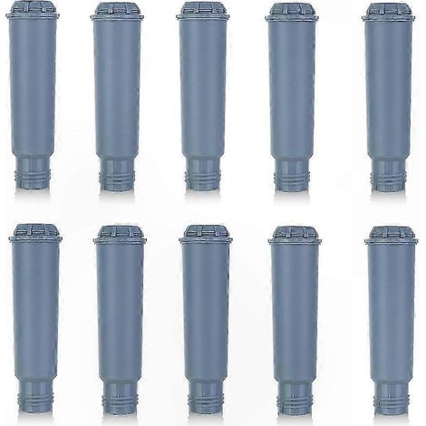 Wasserfilter für Kaffeemaschinen, Packung mit 10 kompatiblen Kartuschen für Melitta, Krups Claris F088 und Nivona, Ersatz für automatische Kaffeemaschinen, reinigt und entkalkt, Premium-Qualität. (1/5)