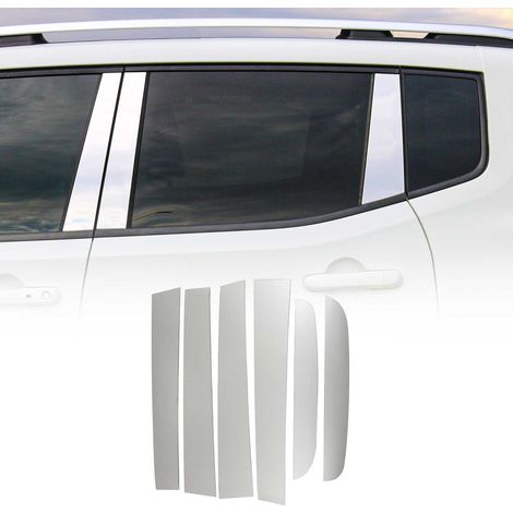 OMAC Couverture Garniture de pilier B pour Ford Ranger 2015-2021 en acier inox 6Pcs (1/5)
